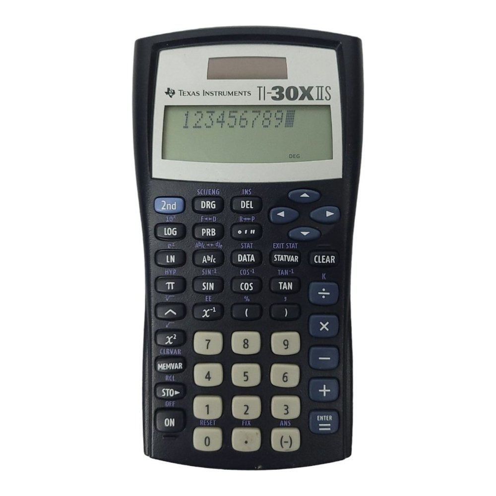 Texas Instruments TI 30X IIS Scientific Calculator Solar 2 Line 10 Digit TESTED - Picture 3 of 9